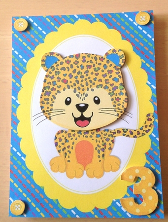 Adorable Colourful Cheetah by Ulla Skraedderdal