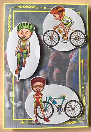 Cycling Trio by Ulla Skraedderdal