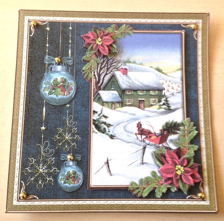 Christmas Vintage Scene 6  by Ulla Skraedderdal