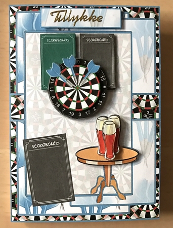 Darts and a pint or two by Ulla Skraedderdal