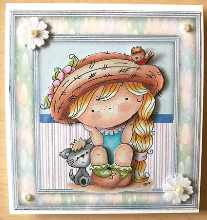 Izzy with Little Bird  by Ulla Skraedderdal