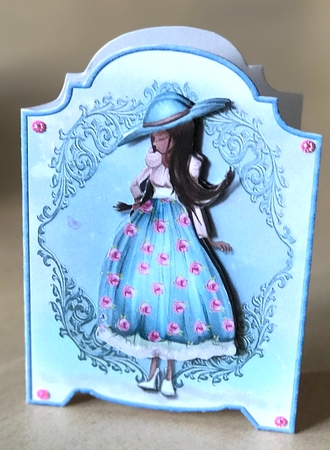 Screen  Card Lil Lady Viviane by Ulla Skraedderdal