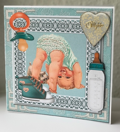 Vintage Baby Boy by Ulla Skraedderdal