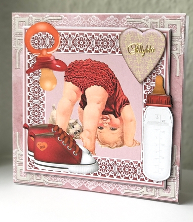Vintage Baby Girl by Ulla Skraedderdal