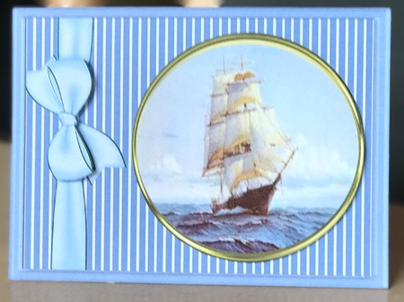 2 Lovely Sailing ship Toppers  by Ulla Skraedderdal