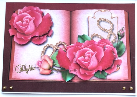 Book  Gorgeous Pink Roses by Ulla Skraedderdal