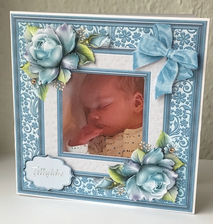 Baby Boy & Porcelain Roses Mini Kit by Ulla Skraedderdal
