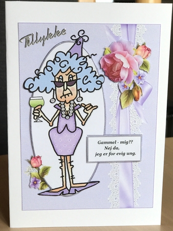 Stella old age pfft! quick card by Ulla Skraedderdal