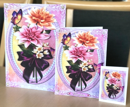 Bouquet of Dahlias 2 by Ulla Skraedderdal