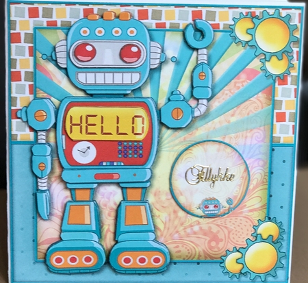 The Little Retro Robot by Ulla Skraedderdal