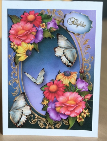 Breath Of Summer & Butterflies A5 by Ulla Skraedderdal