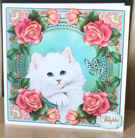 Mini Kit -  Gorgeous Puss for lots of occasions by Ulla Skraedderdal