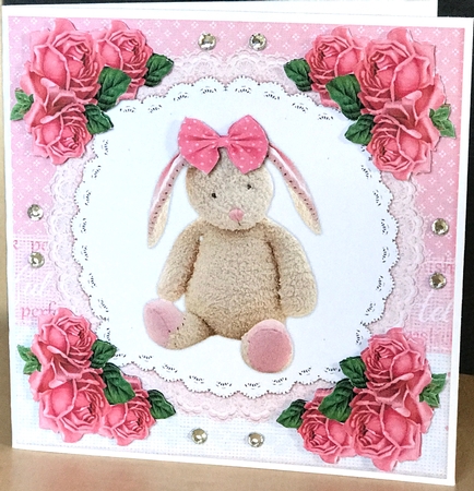 Cute Easter Bunny Baby by Ulla Skraedderdal