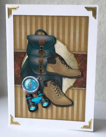 Male Card Camping 1 by Ulla Skraedderdal