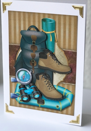 Male Card Camping 2 by Ulla Skraedderdal