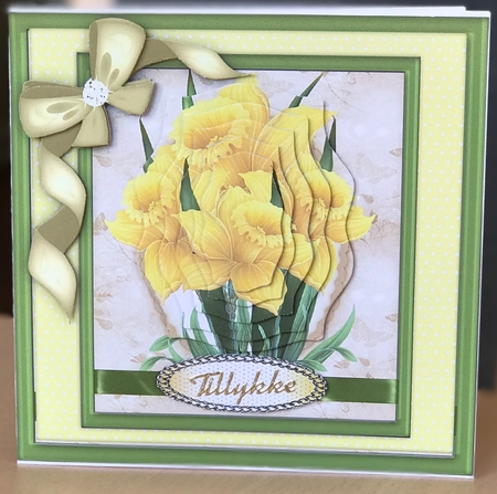 8x8 Mini Kit , Beautiful Spring Daffodils  by Ulla Skraedderdal