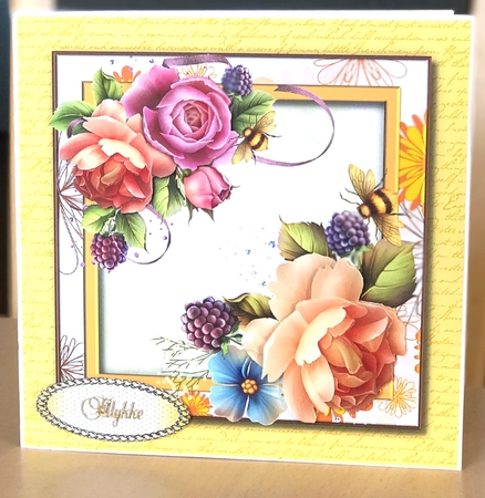 Beautiful English Roses and Fruits, by Ulla Skraedderdal