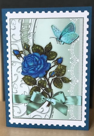 Roses & Butterflies by Ulla Skraedderdal