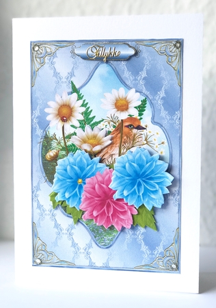Sweet Bird Hidden Among the Flowers by Ulla Skraedderdal