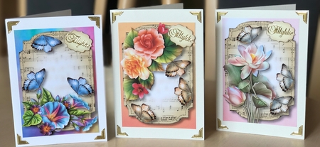 Sheet Music & Butterflies A5 Bumper Kit 2 by Ulla Skraedderdal