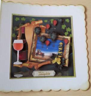Male Birthday Card or Other Occasion by Ulla Skraedderdal