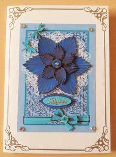 Blue and Turquoise Delight by Ulla Skraedderdal