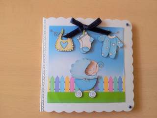 Congratulations - a New Baby Boy by Ulla Skraedderdal