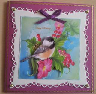 Special Bird Topper and Tags by Ulla Skraedderdal