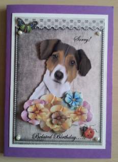 Belated Birthday Jack Russel by Ulla Skraedderdal