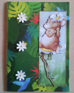 Daisy Mouse Large Vertical Dl by Ulla Skraedderdal