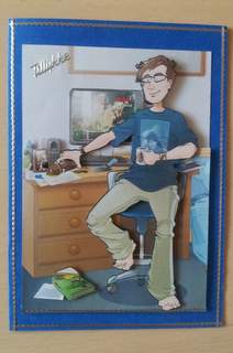 Student Dude A4 by Ulla Skraedderdal