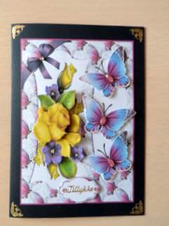 Flutterbys and Roses by Ulla Skraedderdal