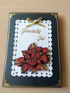 3D Cristmas Poinsettias by Ulla Skraedderdal