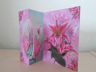 Beautiful No Holes Fold Stargazer Lilies by Ulla Skraedderdal
