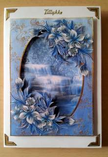 Winter Flowers at the Ice Falls + Extra Frame by Ulla Skraedderdal