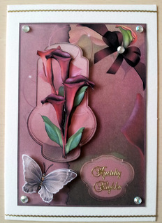 Calla Lillies and Birthday Wishes by Ulla Skraedderdal