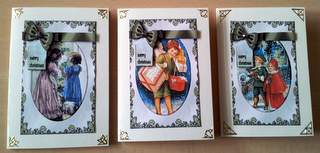 Christmas Vintage Children Toppers by Ulla Skraedderdal