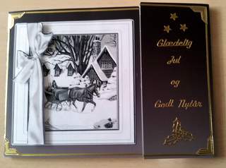 Christmas Toppers Black & White 2 by Ulla Skraedderdal
