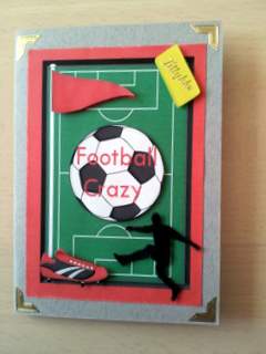 Foot Ball Crazy Birthday Boy by Ulla Skraedderdal