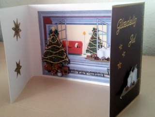 Window Christmas Home by Ulla Skraedderdal