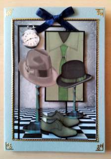 Male Card Shoes and Hats by Ulla Skraedderdal