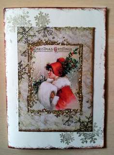 Christmas Greetings Set of 5x7 Toppers by Ulla Skraedderdal