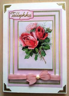 Lovely Red Roses on a Gold Mat  by Ulla Skraedderdal