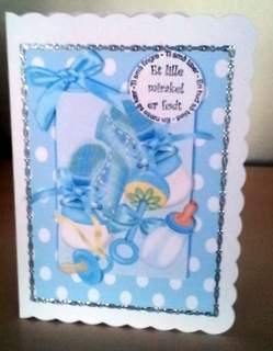 Blue Baby Boy Bit's & Bob's A4 by Ulla Skraedderdal