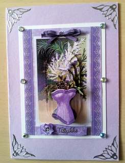 Dr. Warners Goraline Corset, Violet by Ulla Skraedderdal