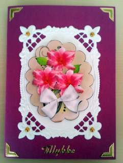 Lilium in Pink All Occasions Card by Ulla Skraedderdal