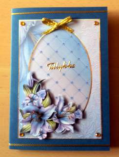 Beautiful Wynter Lilies, Frame & Flowers by Ulla Skraedderdal