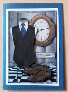Male Card Gentlemans Clothes by Ulla Skraedderdal