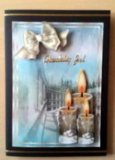 Beautiful Golden Candle's A4 by Ulla Skraedderdal