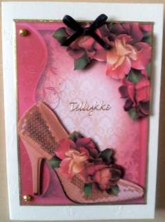 Rose Gold & Pink Sequin Shoe by Ulla Skraedderdal